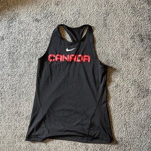 Nike dri fit tank top team Canada